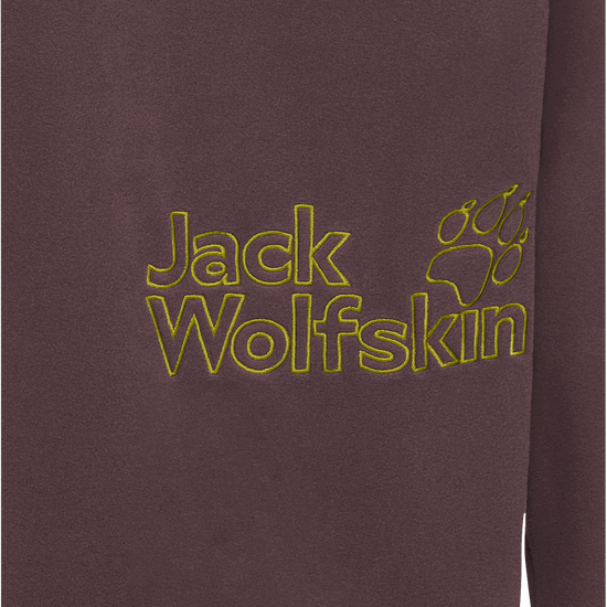 Jack Wolfskin SOLACE CREWNECK Unisex Fleecepullover Sheer Plum 9-a140