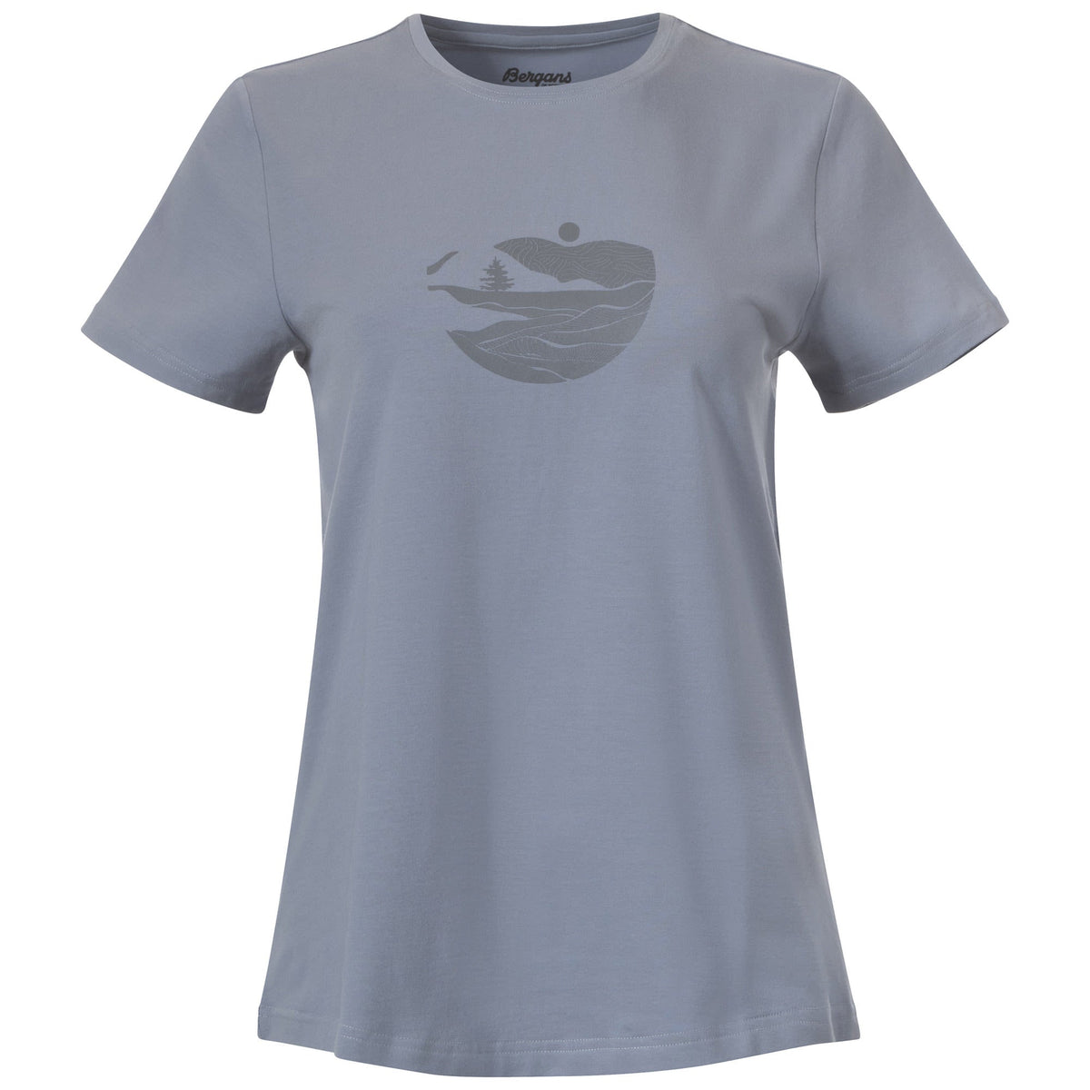 Bergans W NORDMARKA ORGANIC COTTON PRINT TEE
