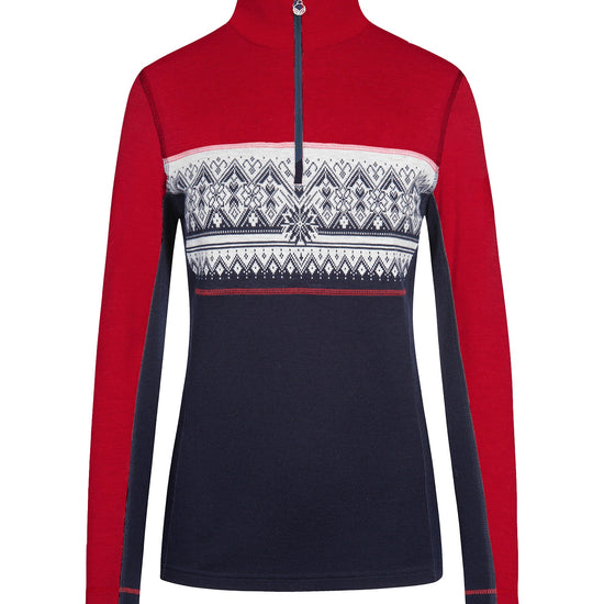 Dale Of Norway MORITZ Basic Damen – Raspberry - Navy - Offwhite – Packshot