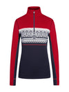 Dale Of Norway MORITZ Basic Damen – Raspberry - Navy - Offwhite – Packshot