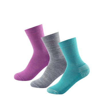 Devold DAILY MERINO MEDIUM SOCK 3-PACK KID (PREVIOUS MODEL)