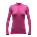 Devold W BREEZE MERINO 150 ZIP NECK