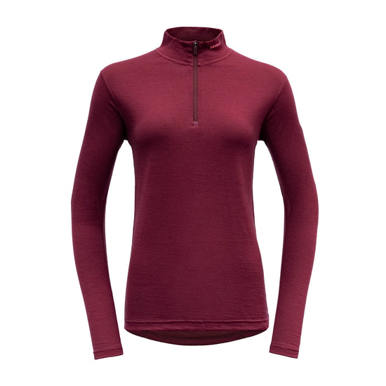 Devold W BREEZE MERINO 150 ZIP NECK