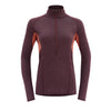 Devold W RUNNING MERINO 130 ZIP NECK