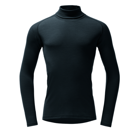 Devold ADVENTURE 190 Herren Merino Rollkragenshirt – Ink – Packshot