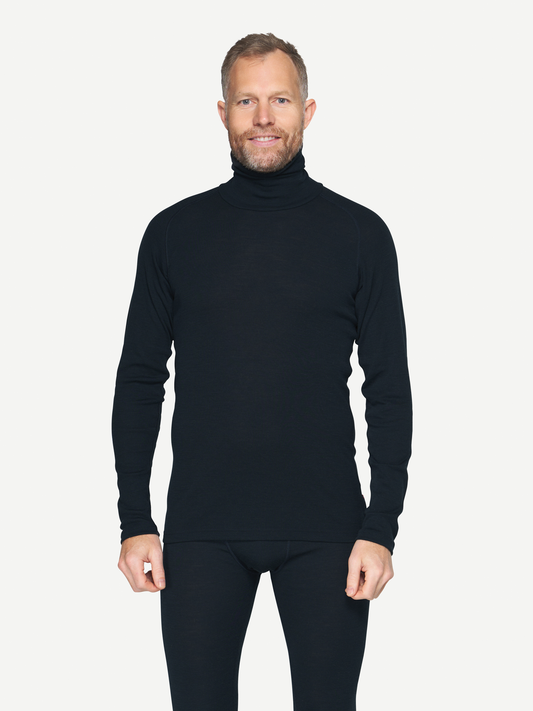 Devold ADVENTURE 190 Herren Merino Rollkragenshirt – Ink – Ansicht 1