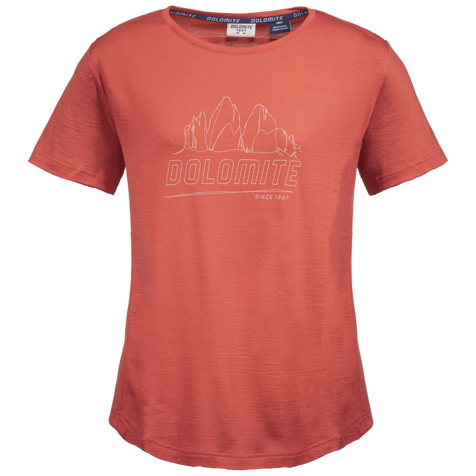 Dolomite W CRISTALLO MERINO SS TEE