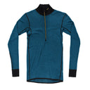 Devold WOOL MESH 190 ZIP NECK MAN FLOOD/CAVIAR M - PeakStyle