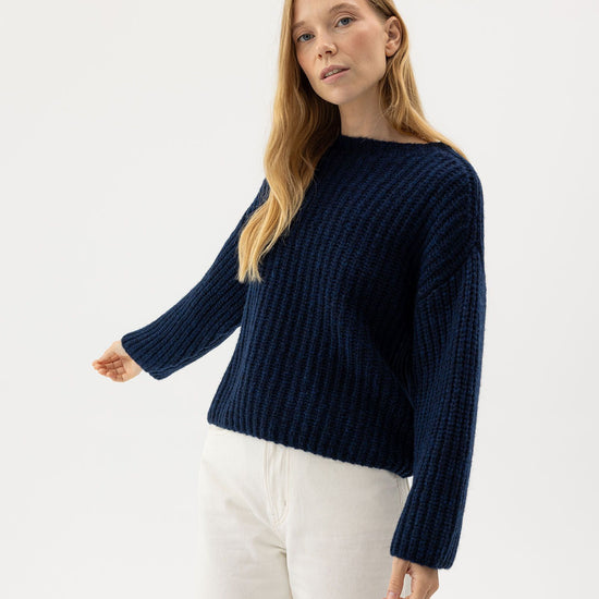Cajsa Sweater – Navy – Herstelleransicht