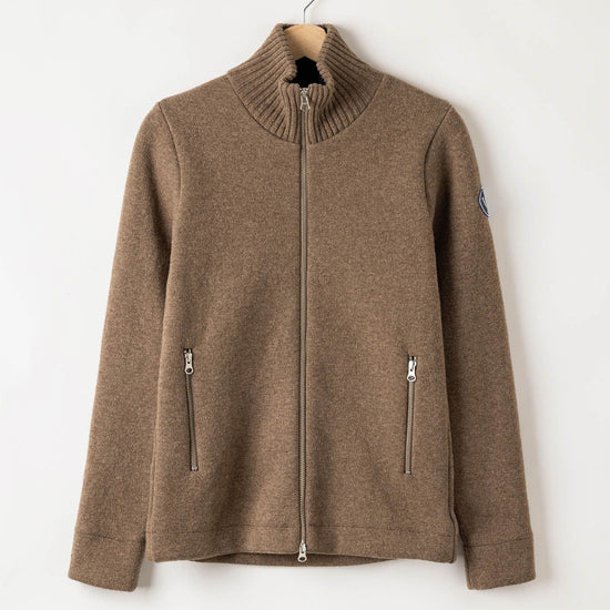 Claire Fullzip WP – Walnut – Kleiderbügelaufnahme