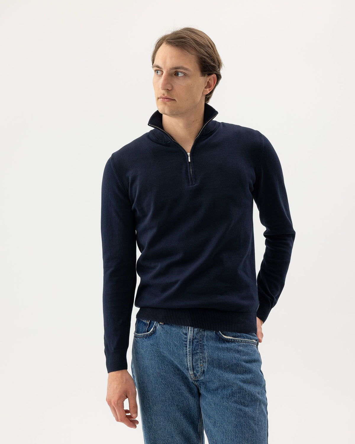 Holger T-neck – Navy – Herstelleransicht