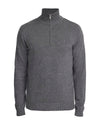 Holger T-neck – Dark Grey Melange – Packshot