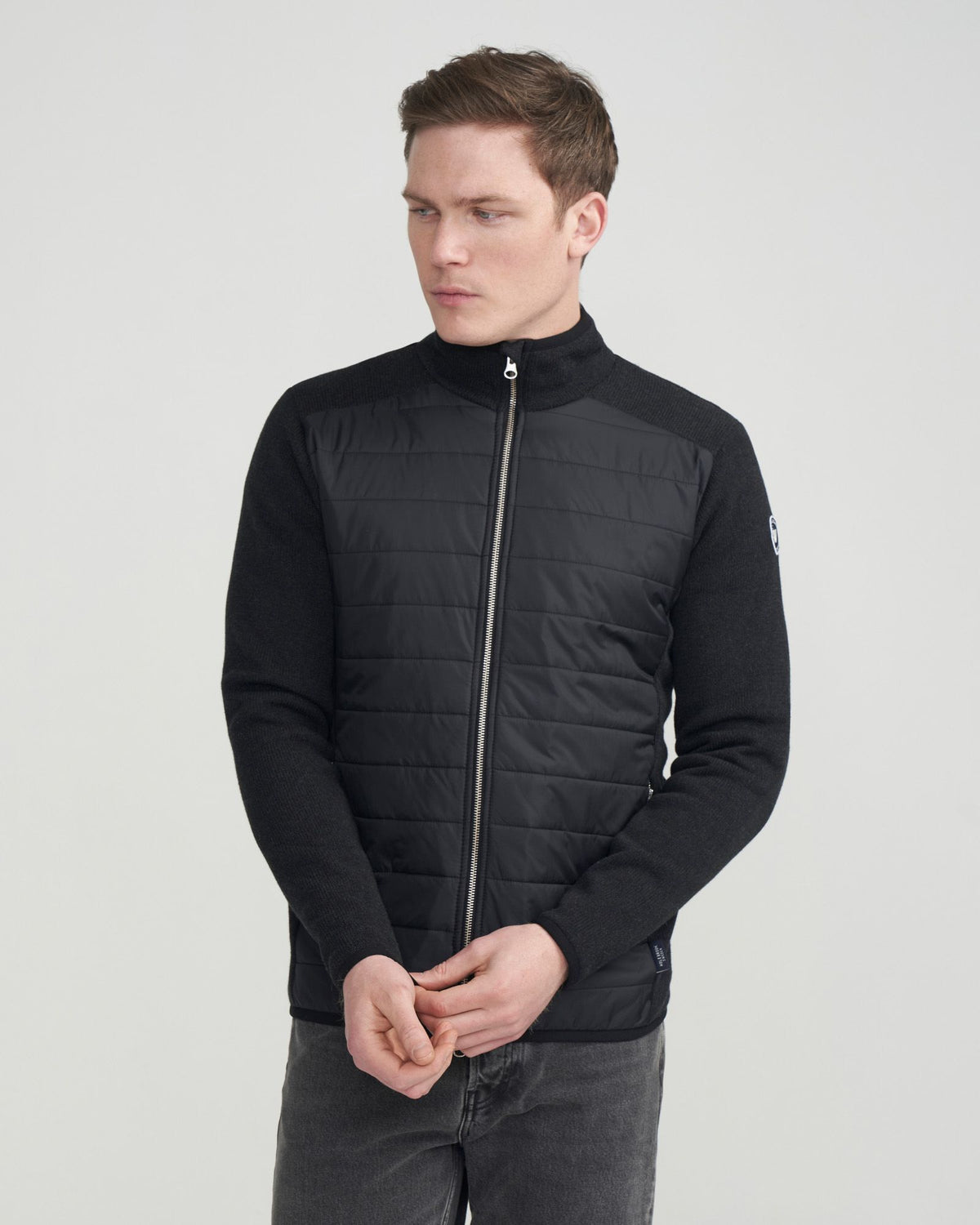 Peder Fullzip WP – Black Melange – Herstelleransicht