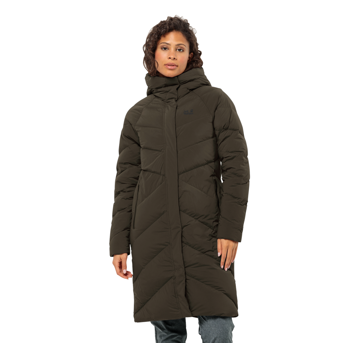 Jack Wolfskin MARIENPLATZ doudoune femme – Obsidian Moss