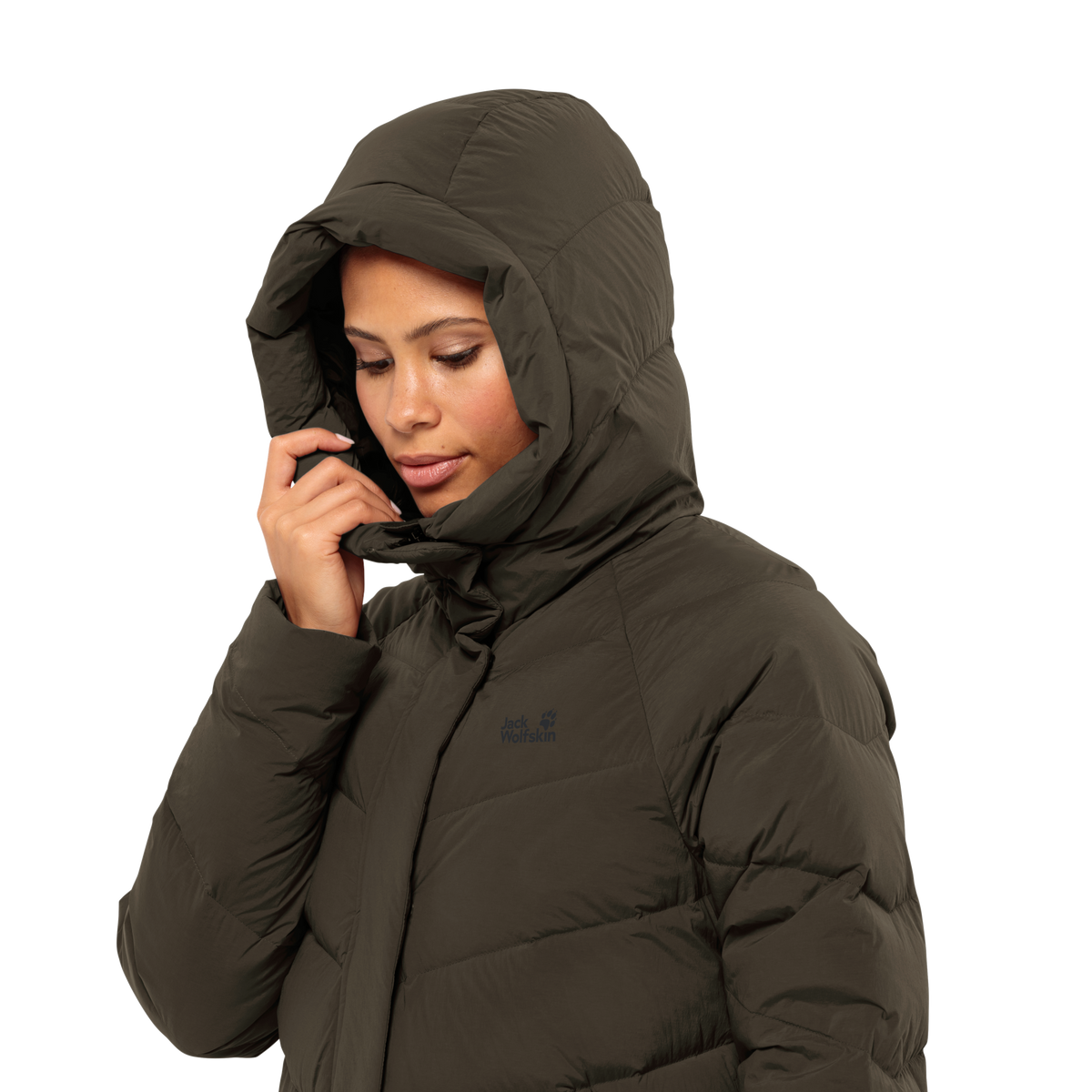 Jack Wolfskin MARIENPLATZ doudoune femme – Obsidian Moss
