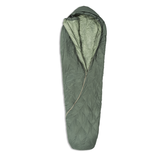 Jack Wolfskin ATHMOS DOWN +5 Daunenschlafsack 195 cm – Picnic Green