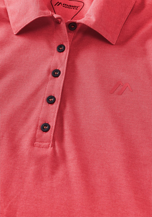 Maier Sports Women's Long Piqué Polo Shirt