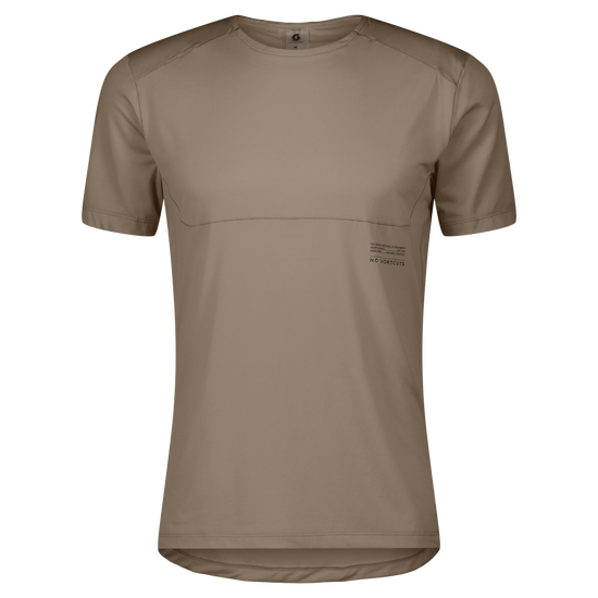 Maglietta a maniche corte SCOTT M Endurance Tech da uomo – Beige Toast – Packshot/Hero