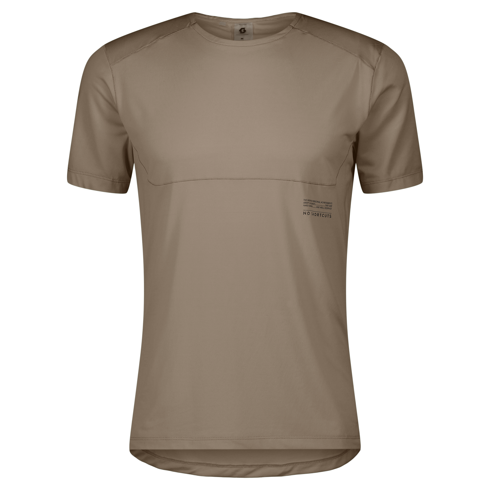 Maglietta a maniche corte SCOTT M Endurance Tech da uomo – Beige Toast – Packshot/Hero