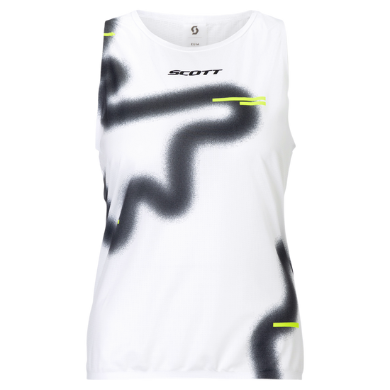 SCOTT W RC Run Tank – white/black