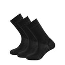 Devold DAILY MERINO LIGHT SOCK 3PK BLACK 41 - 46 - PeakStyle