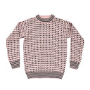 Devold ORIGINAL ISLENDER WOOL SWEATER CHALK PINK/ANTHRACITE XS - PeakStyle