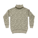 Devold SVALBARD WOOL HIGH NECK OLIVE/OFFWHITE XL - PeakStyle