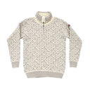 Devold SVALBARD WOOL ZIP NECK OFFWHITE/GREY XS - PeakStyle