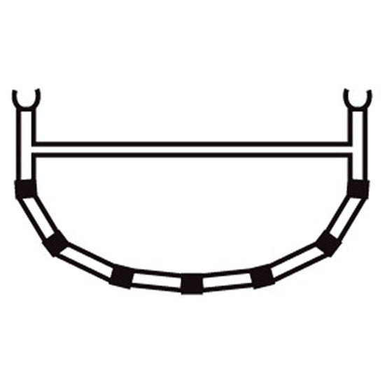 Bergans 4 - CROSS RIB W/TOP BAR 13.7' - Tops at PeakStyle