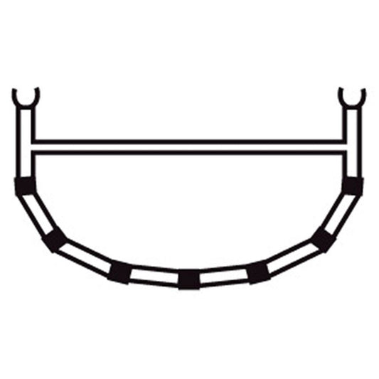 Bergans 4 - CROSS RIB W/TOP BAR 13.7' - Tops at PeakStyle