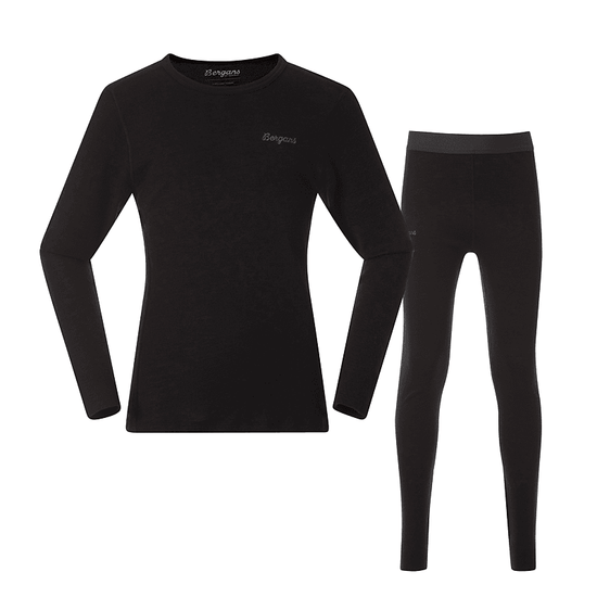 Bergans ALLROUND MERINO BASELAYER SET KIDS/JUNIOR - Underwear at PeakStyle