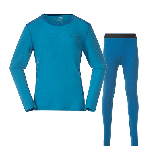 Bergans ALLROUND MERINO BASELAYER SET KIDS/JUNIOR - Underwear at PeakStyle