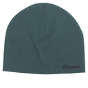Bergans ALLROUND THIN MERINO BEANIE - Malachite Green One Size Kopfbedeckung - PeakStyle