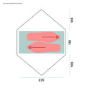 Bergans HELIUM EXPEDITION DOME 2 TENT - Zelte bei PeakStyle