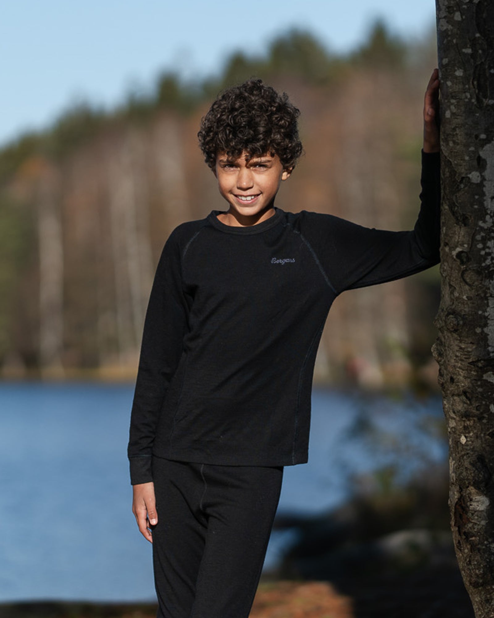 Bergans INNER:DUAL MERINO JUNIOR LONG SLEEVE - Underwear at PeakStyle