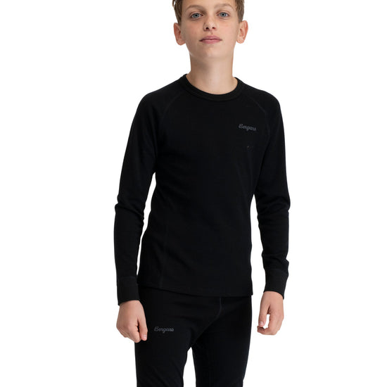 Bergans INNER:DUAL MERINO JUNIOR LONG SLEEVE - Underwear at PeakStyle