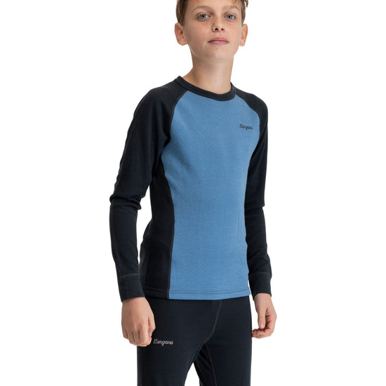 Bergans INNER:DUAL MERINO JUNIOR LONG SLEEVE - Underwear at PeakStyle