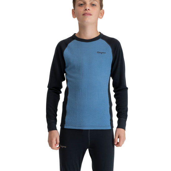 Bergans INNER:DUAL MERINO JUNIOR LONG SLEEVE - Underwear at PeakStyle