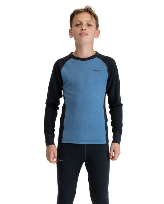 Bergans INNER:DUAL MERINO JUNIOR LONG SLEEVE - Underwear at PeakStyle
