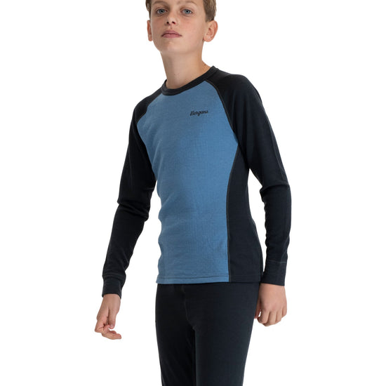 Bergans INNER:DUAL MERINO JUNIOR LONG SLEEVE - Underwear at PeakStyle