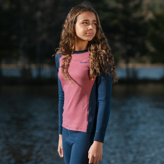 Bergans INNER:DUAL MERINO JUNIOR LONG SLEEVE - Underwear at PeakStyle