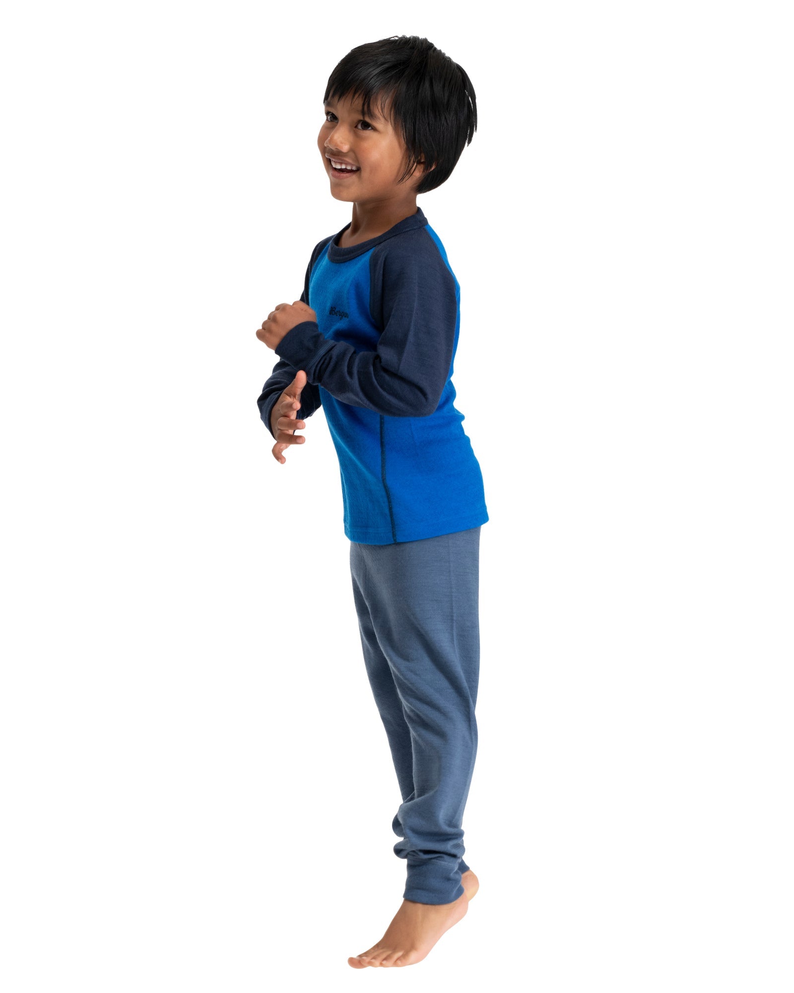 Bergans INNER:DUAL MERINO KIDS LONG SLEEVE - Underwear at PeakStyle