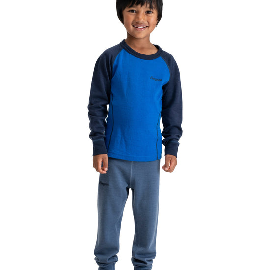 Bergans INNER:DUAL MERINO KIDS LONG SLEEVE - Underwear at PeakStyle