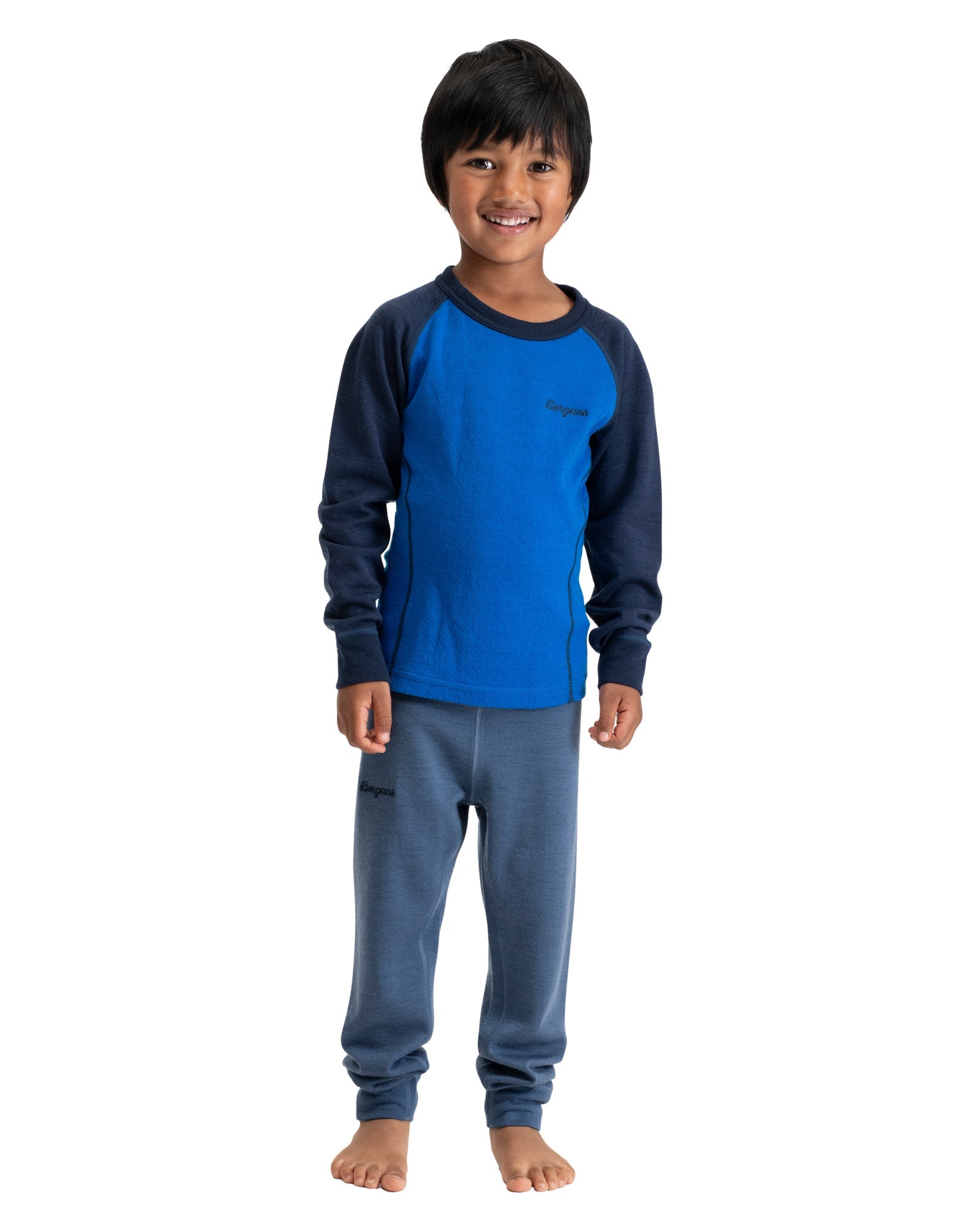 Bergans INNER:DUAL MERINO KIDS LONG SLEEVE - Underwear at PeakStyle