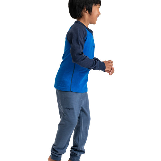 Bergans INNER:DUAL MERINO KIDS LONG SLEEVE - Underwear at PeakStyle
