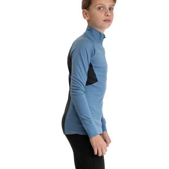 Bergans INNER:PURE MERINO YOUTH HALF ZIP - Underwear at PeakStyle
