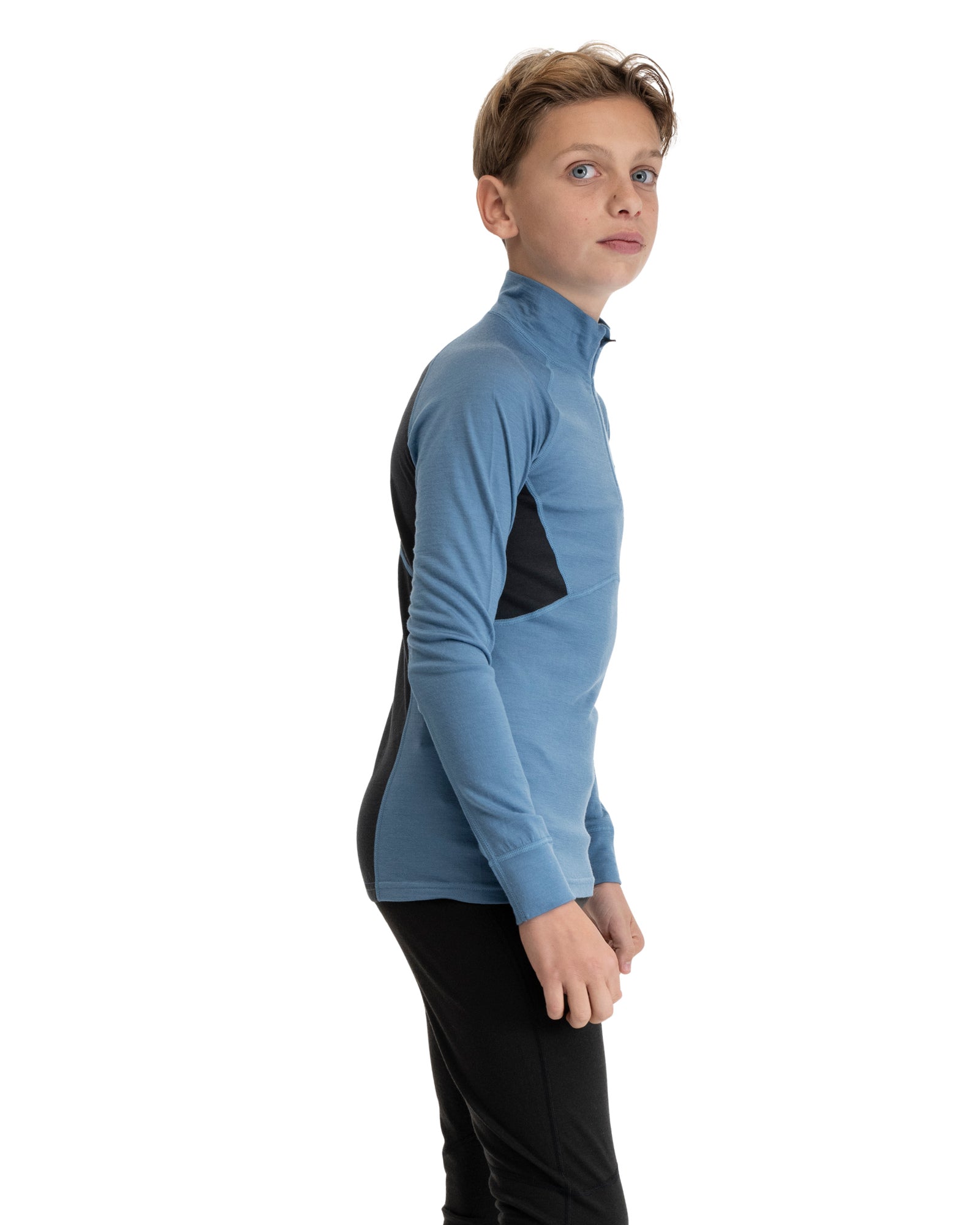 Bergans INNER:PURE MERINO YOUTH HALF ZIP - Underwear at PeakStyle