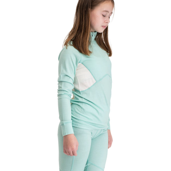 Bergans INNER:PURE MERINO YOUTH HALF ZIP - Underwear at PeakStyle