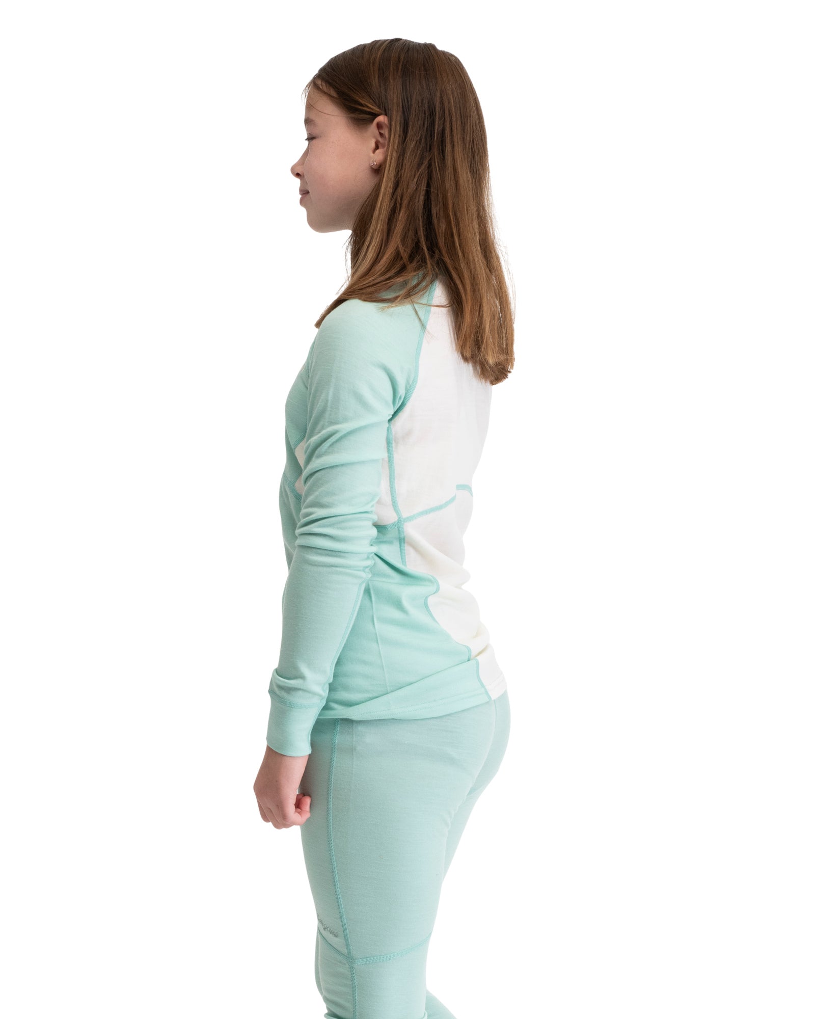 Bergans INNER:PURE MERINO YOUTH HALF ZIP - Underwear at PeakStyle