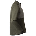 Bergans KAMPHAUG KNITTED M HALF ZIP - Green Mud - Chalk Sand S Oberbekleidung - PeakStyle
